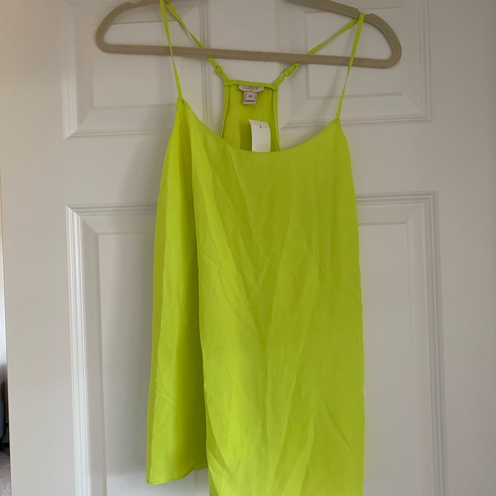 JCrew Raceback Flowy Tank